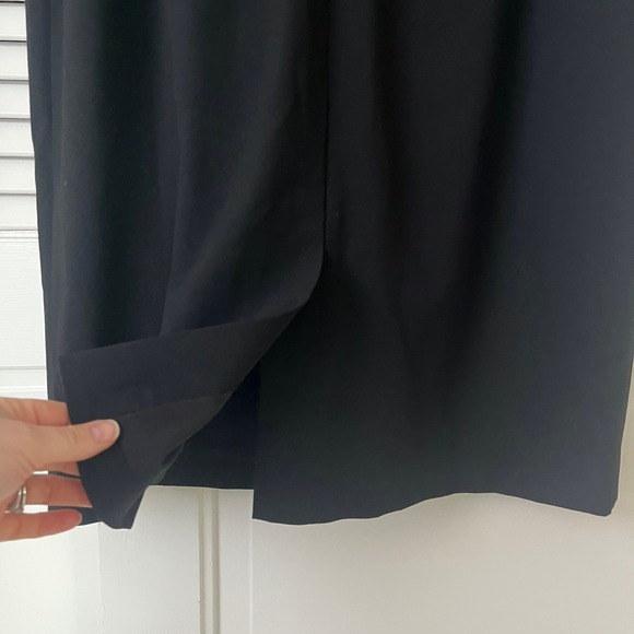 Ann Taylor Black Boatneck Sheath Dress Sz 4 Half Sleeves - Picture 5 of 8